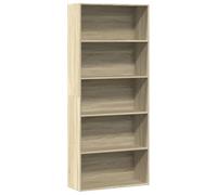 vidaXL Bibliothèque chêne Sonoma 80x30x189 cm Bois d'ingénierie