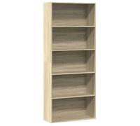 vidaXL Bibliothèque chêne Sonoma 80x30x189 cm Bois d'ingénierie