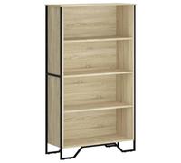 vidaXL Bibliothèque chêne Sonoma 80x31x137,5 cm Bois d'ingénierie, étagère, étagère à Livres, étagère de Rangement, Armoire de Rangement