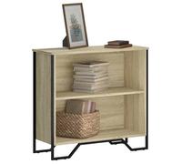 vidaXL Bibliothèque chêne Sonoma 80x31x74,5 cm Bois d'ingénierie, étagère, étagère à Livres, étagère de Rangement, Armoire de Rangement