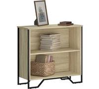 vidaXL Bibliothèque chêne Sonoma 80x31x74,5 cm en bois d'ingénierie avec étagères