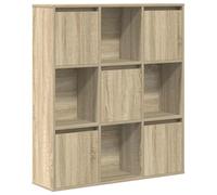 vidaXL Bibliothèque chêne Sonoma 89x24x101,5 cm Bois d'ingénierie, étagère à Livres, Support de Rangement, Support à Livres, Armoire de Rangement