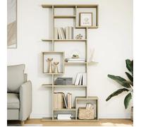 vidaXL Bibliothèque chêne Sonoma 92x29x188 cm – Bois d'ingénierie, étagères de rangement