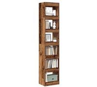 vidaXL Bibliothèque/Cloison de séparation vieux bois 40x30x198 cm, séparateur de pièce, cloison de séparation, étagère à 856812 Marron