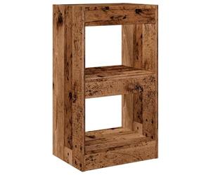 vidaXL Bibliothèque/Cloison de séparation Vieux Bois 40x30x72 cm