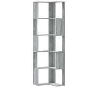 vidaXL Bibliothèque d'angle 5 niveaux Sonoma gris – Bois d'ingénierie