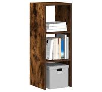 vidaXL Bibliothèque empilable chêne fumé 30x30x80 cm Bois d'ingénierie, étagère, étagère à Livres, Support de Livre, Armoire de Rangement