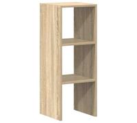 vidaXL Bibliothèque empilable chêne Sonoma 30x30x80 cm Bois ingénierie