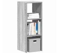 vidaXL Bibliothèque empilable Sonoma Gris 30x30x80 cm Bois ingénierie
