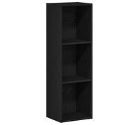 Vidaxl Bibliothèque En Chêne Noir 36 X 30 X 114 Cm Bois D'ingénierie
