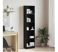 vidaXL Bibliothèque en chêne noir 40 x 24 x 176 cm bois d'ingénierie 862454