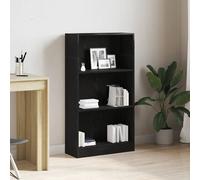 Vidaxl Bibliothèque En Chêne Noir 60 X 24 X 109 Cm Bois D'ingénierie
