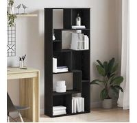 vidaXL Bibliothèque en chêne noir 67 x 24 x 161 cm bois d'ingénierie 862485