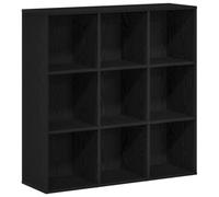 vidaXL Bibliothèque en chêne Noir 98 x 29 x 97,5 cm Bois d'ingénierie