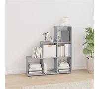 vidaXL Bibliothèque escalier Sonoma gris 107 cm Bois d'ingénierie342607 Gris G