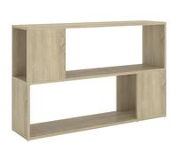 vidaXL Bibliothèque, Étagère à Livres avec Compartiment, Meuble à Livres avec Rangement Salle de Séjour, Scandinave, Chêne Sonoma Bois d'Ingénierie
