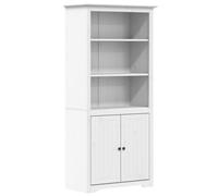 vidaXL Bibliothèque BODO blanc 80 x 40 x 172 cm bois de pin massif 355056