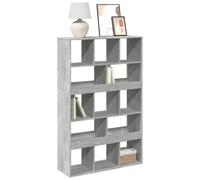 vidaXL Bibliothèque gris béton 100x33x156,5 cm bois d'ingénierie