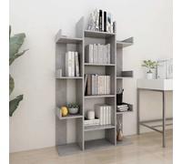 vidaXL Bibliothèque - Gris béton