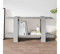 vidaXL Bibliothèque - Gris béton