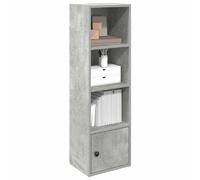 vidaXL Bibliothèque - Gris béton 31x24x102 cm