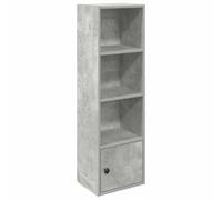 vidaXL Bibliothèque gris béton 31 x 24 x 102 cm Bois d'ingénierie – Étagère à livres