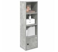 vidaXL Bibliothèque gris béton 31 x 24 x 102 cm Bois d'ingénierie – Étagère à livres