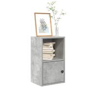 vidaXL Bibliothèque - Gris béton 31x24x52 cm
