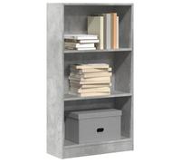 vidaXL Bibliothèque gris béton 60x24x109 cm