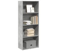vidaXL Bibliothèque - Gris béton 60x30x152 cm