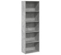 vidaXL Bibliothèque 60 x 30 x 189 cm Gris béton – Bois d'ingénierie