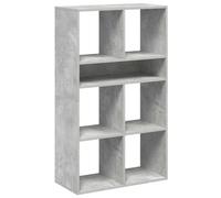 vidaXL Bibliothèque Gris béton 66x31x112 cm Bois d'ingénierie