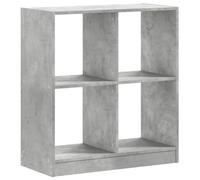 vidaXL Bibliothèque Gris béton 68,5x32x75 cm Bois d'ingénierie