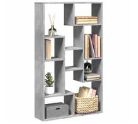 vidaXL Bibliothèque gris béton 72x20x120,5 cm bois d'ingénierie 858159
