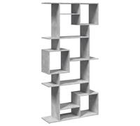 vidaXL Bibliothèque Gris béton 92x29x188 cm Bois d'ingénierie