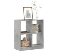 vidaXL Bibliothèque Gris béton 68,5x32x75 cm Bois d'ingénierie