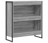 vidaXL Bibliothèque Gris Sonoma 80 x 30 x 155 cm Bois d'ingénierie