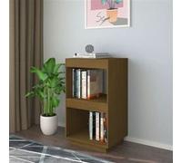 vidaXL Bibliothèque Marron miel 40x35x71 cm en bois de pin massif