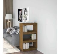 VidaXL Bibliothèque Marron miel 60x35x103 cm Pin