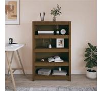 vidaXL Bibliothèque - Marron miel