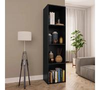 vidaXL Bibliothèque/Meuble TV Blanc/Bois - 36x30x143 cm