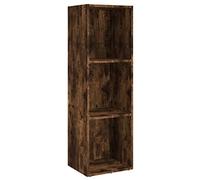 vidaXL Bibliothèque/Meuble TV chêne fumé 36 x 30 x 114 cm, bois d'ingénierie