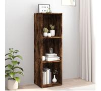vidaXL Bibliothèque/Meuble TV chêne fumé 36 x 30 x 114 cm, bois d'ingénierie