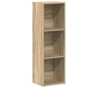 vidaXL Bibliothèque/Meuble TV chêne Sonoma Bois d'ingénierie