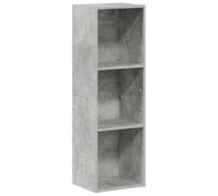vidaXL Bibliothèque/Meuble TV Gris béton 36x30x114cm Bois d’ingénierie