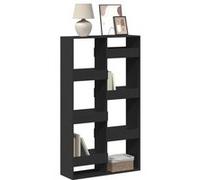 Bibliothèque noir 100x33x175 cm bois d'ingénierie3309403