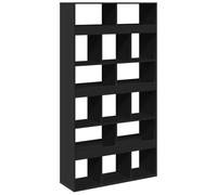 vidaXL Bibliothèque étagère à livres Noir 100x33x187,5 cm Bois d'ingénierie