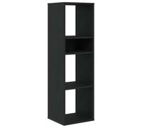 vidaXL Bibliothèque 34×31×112 cm – Bois d'ingénierie Noir, étagère de rangement