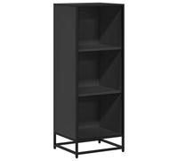 vidaXL Bibliothèque 40x35x107,5 cm Noir en bois d'ingénierie – séparateur de pièce
