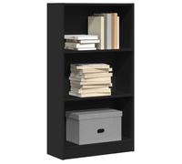 vidaXL Bibliothèque 60x24x109 cm – Bois d'ingénierie, étagère de rangement Noir